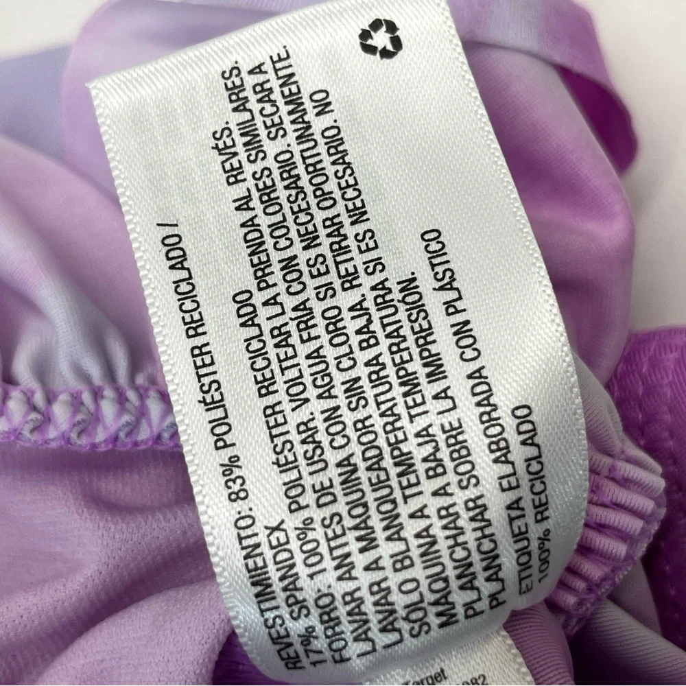 CAT & JACK RAINBOW W/SEQUINS SUN PROTECTION SWIM SET‎ 12M SPF 50+ LAVENDER NEW